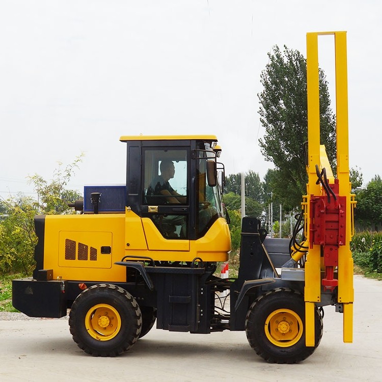 生產(chǎn)920護欄打樁機，高速公路打樁機廠家