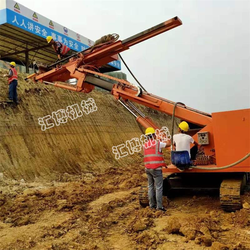 山體護坡鉆孔機，全液壓錨固鉆機現(xiàn)貨出售